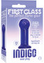 First Glass Anal Plug - Indigo