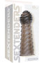 Imale Sextenders Spiralled Textured Sleeve Smokey Grey 5.5 Inch