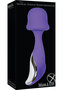Adam And Eve The Sensual Touch Rechargeable Silicone Wand Massager - Purple