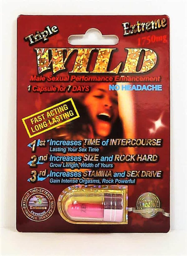 PILLS TRIPLE WILD EXTREME 1750MG PINK