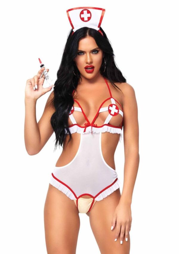 LA 87051 2PC NAUGHTY NURSE SET