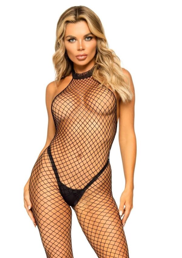 LA 89304 BACKLESS BODYSTOCK BLK - Image 3
