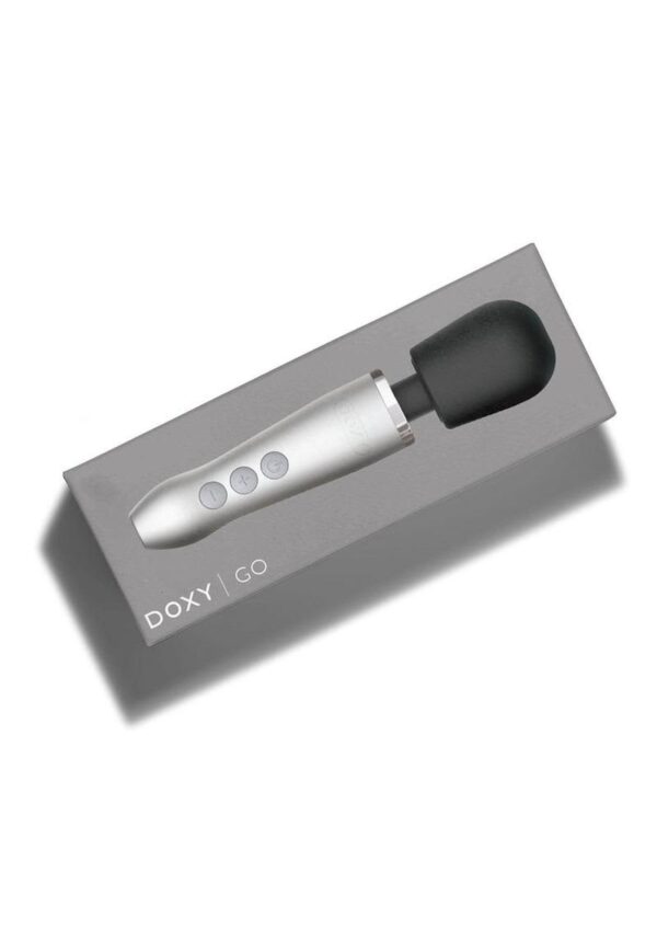 DOXY GO RECHARGEABLE WAND BRUSHED METAL