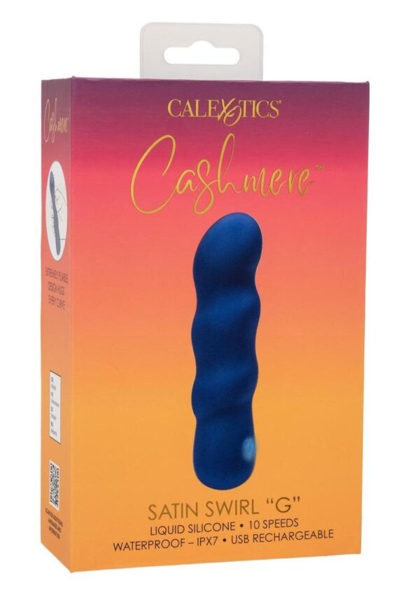 CAL EX CASHMERE SATIN SWIRL G BLUE