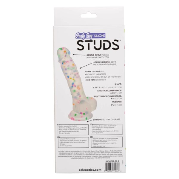 CAL EX PARTY BOY SILICONE STUDS 5.25" - Image 2