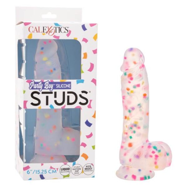 CAL EX PARTY BOY SILICONE STUDS 6" - Image 2