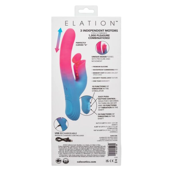 CAL EX ELATION THRUSTING DUAL STIMULATOR - Image 2