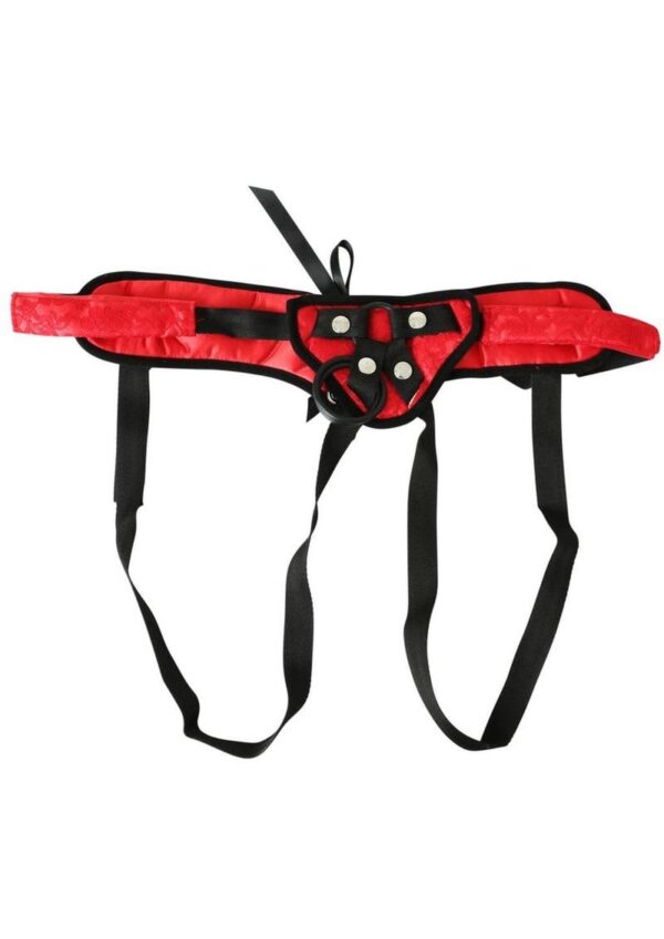 SS SUNRISE LACE CORSETTE STRAP RED - Image 2