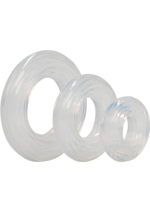 CAL EX PREMIUM SILICONE RING SET CLEAR - Image 3