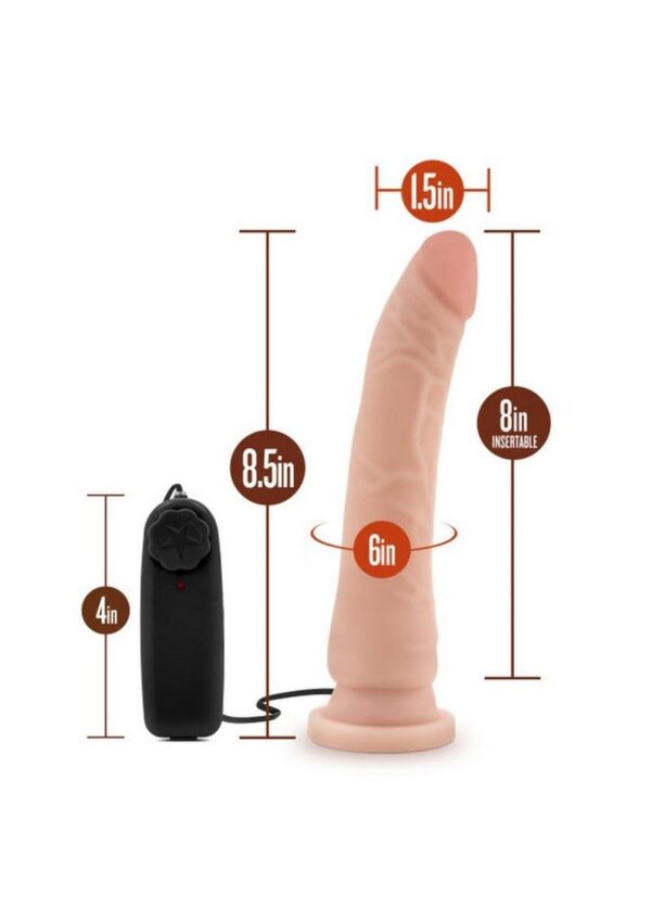 BL DR. SKIN 8.5" VIBRATING FLESH - Image 2
