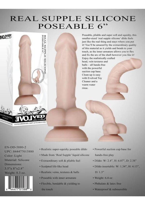 EVOLVED REAL SILICONE POSEABLE 6" - Image 2