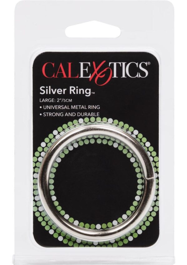 CAL EX SILVER RING LARGE 2"