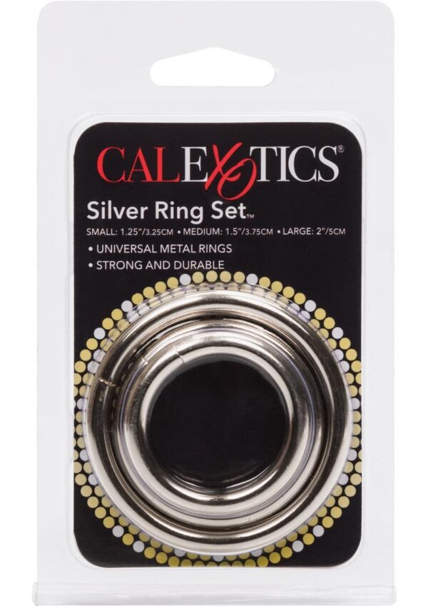 CAL EX SILVER RING SET