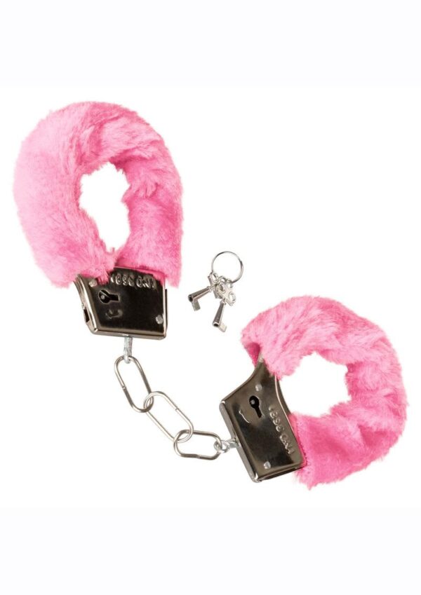 CAL EX PLAYFUL FURRY CUFFS PNK - Image 2