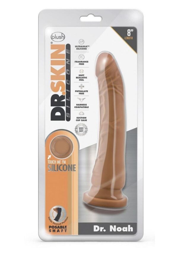BL DR. SKIN SILICONE 8" DR. NOAH MOCHA
