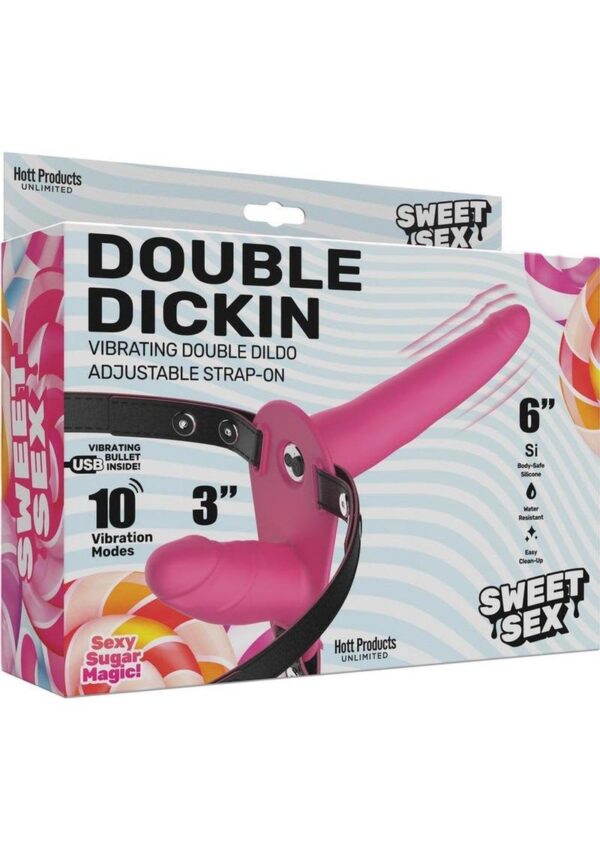 HP DOUBLE DICKIN 6" VIB PINK