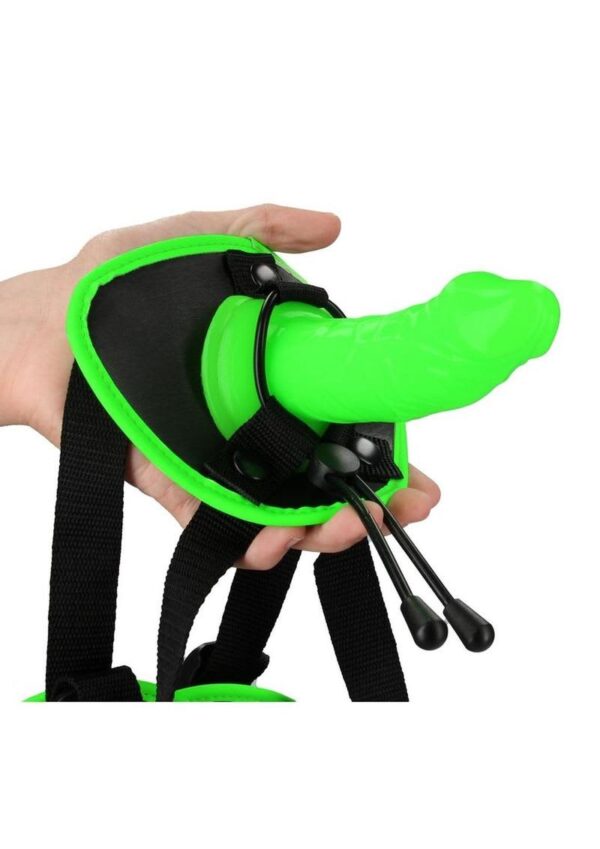 SOA OUCH! GLOW LEATHER STRAP ON W/DILDO - Image 3