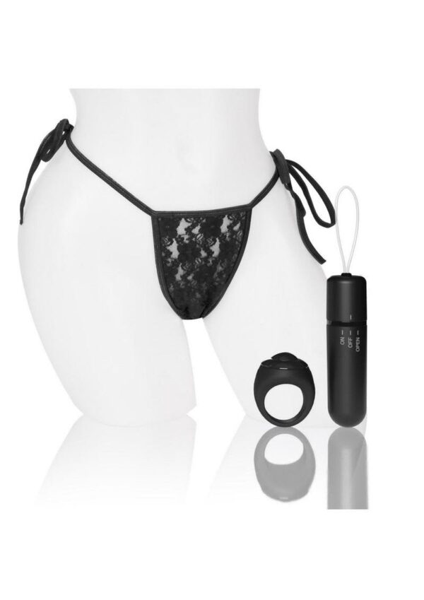 SCREAMING O VIB PANTY SET W/REMOTE RING BLACK - Image 2
