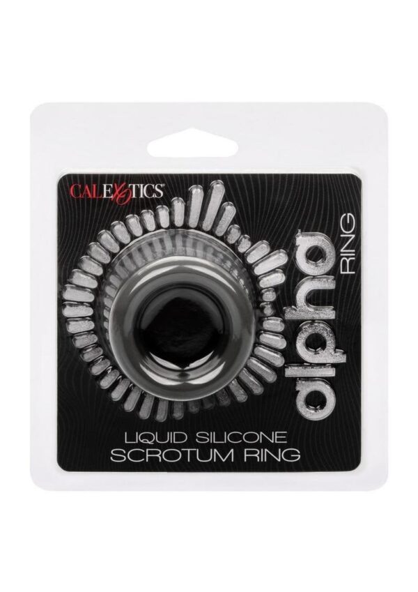 CAL EX ALPHA LIQ SCROTUM RING GREY