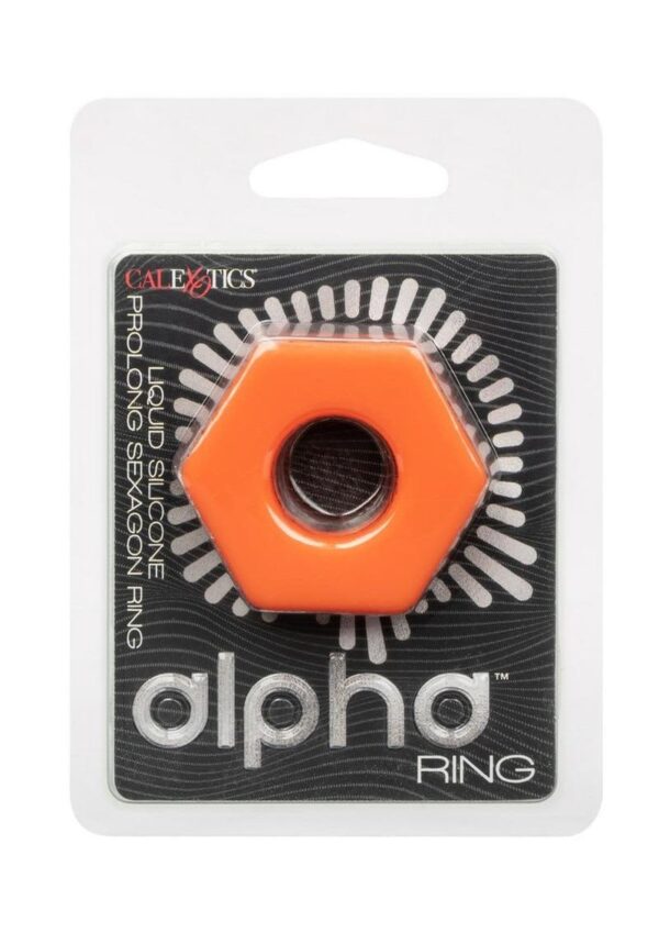 CAL EX ALPHA SEXAGON RING ORANGE