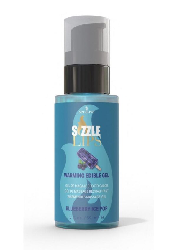 SENSUVA SIZZLE LIPS BLUEBERRY ICE 2OZ