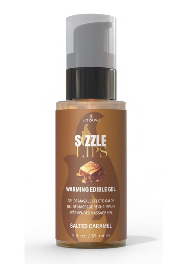 SENSUVA SIZZLE LIPS SALTED CARAMEL 2OZ