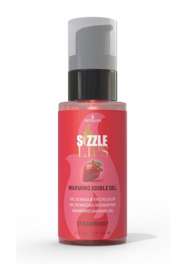 SENSUVA SIZZLE LIPS STRAWBERRY 2OZ