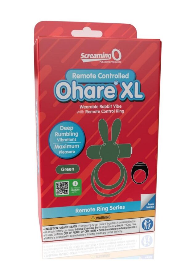 SCREAMING O OHARE XL REMOTE RING GREEN