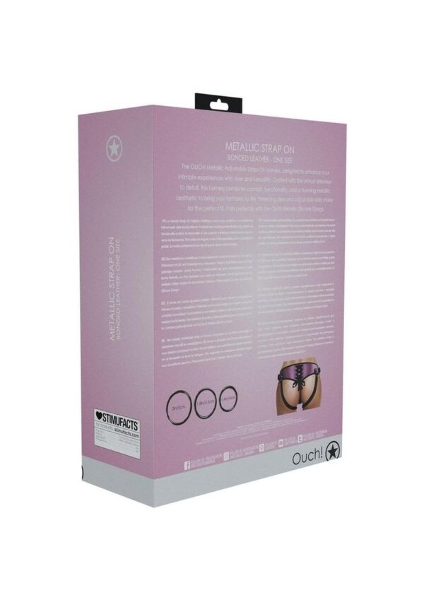 SOA OUCH! METALLIC STRAP-ON ROSE - Image 3