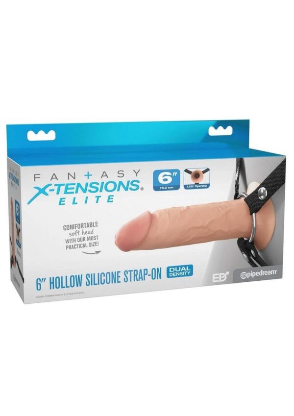 PD FANTASY X-TENSIONS ELITE HOLLOW  6" FLESH