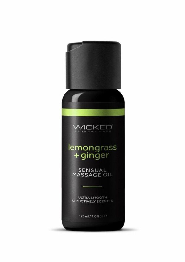 WICKED LEMONGRASS + GINGER SENSUAL MASSAGE OIL 4OZ