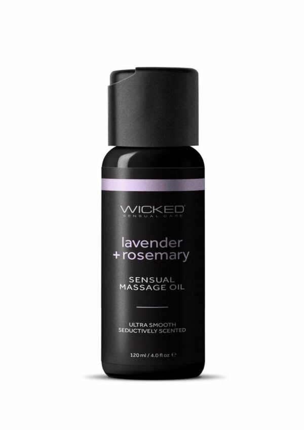 WICKED LAVENDER + ROSEMARY SENSUAL MASSAGE OIL 4OZ