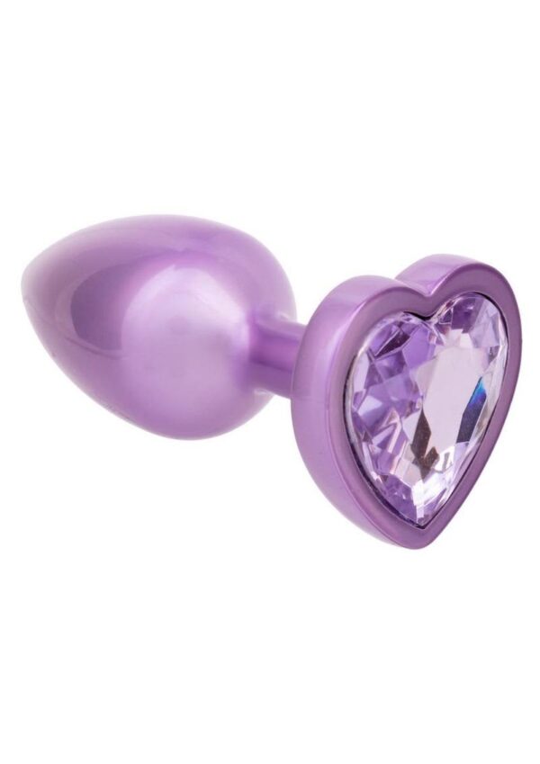 CAL EX JEWEL AMETHYST HEART PLUG PURPLE SMALL - Image 2