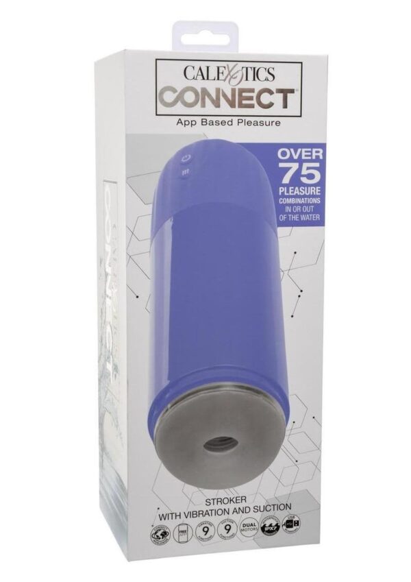 CAL EX CONNECT STROKER W/VIBRATION & SUCTION