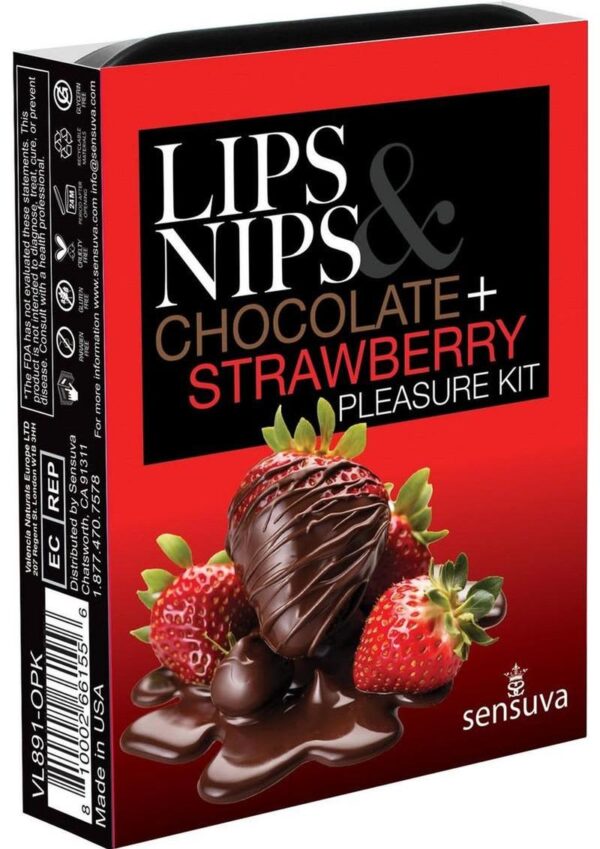 SENSUVA LIPS&NIPS CHOCO/STRAW PLEASURE KIT