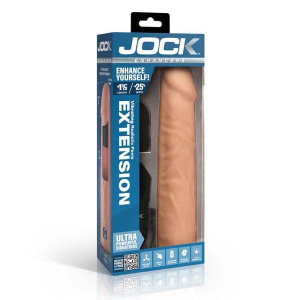 CURVE JOCK SILICONE EXTENSION W/REMOTE FLESH