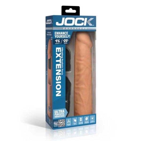 CURVE JOCK SILICONE EXTENSION W/REMOTE TAN