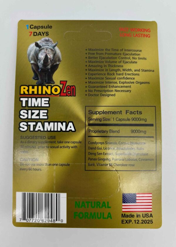 PILLS RHINO ZEN - Image 2