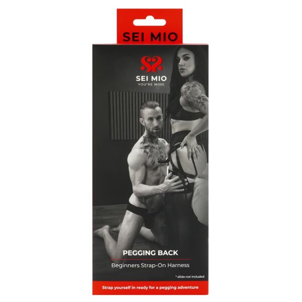 SEI MIO STRAPPERS DEIGHT STRAP ON HARNESS BLACK
