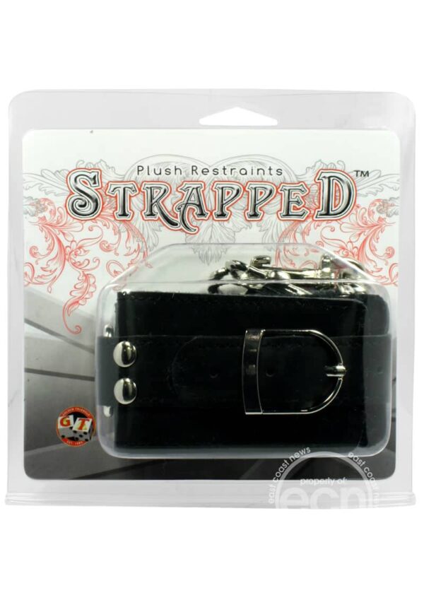 GT STRAPPED PLUSH RESTRAINTS BLK