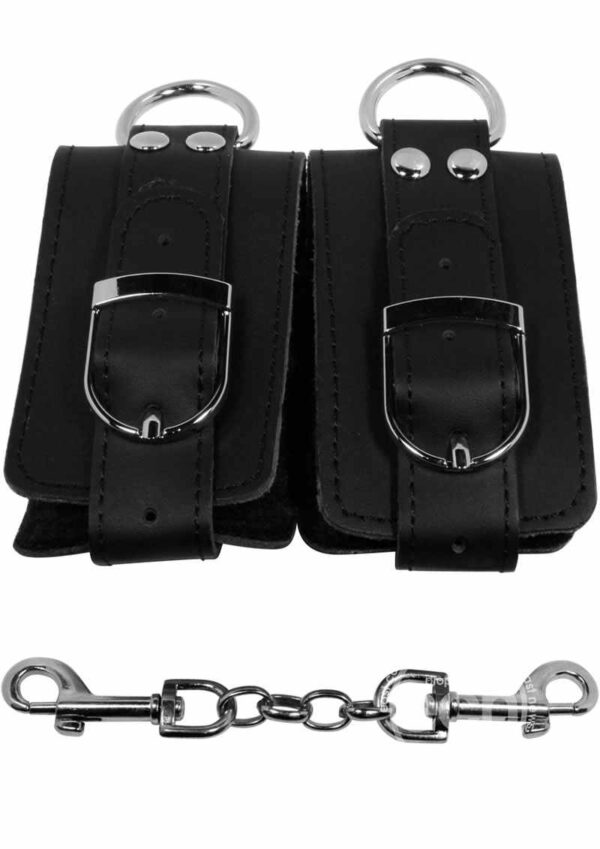 GT STRAPPED PLUSH RESTRAINTS BLK - Image 2