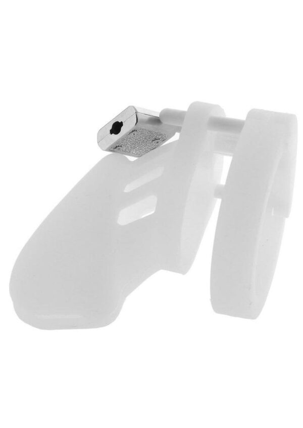 BLUE LINE SILICONE CHASITY CAGE - Image 3