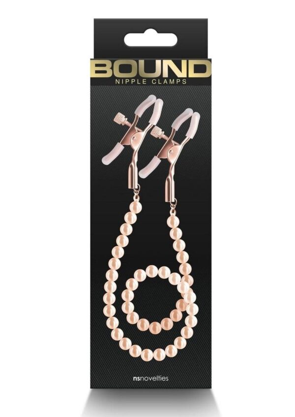 NSN BOUND NIPPLE CLAMPS ROSE GOLD