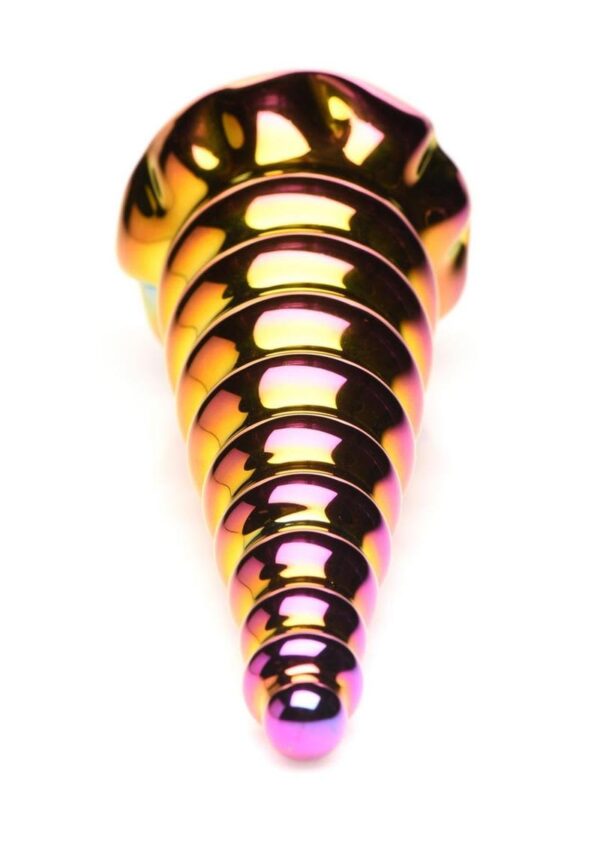 XR CREATURE COCKS TWILIGHT RAINBOW GLASS DILIDO - Image 4