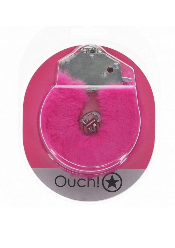 SOA OUCH! FLUFFY HANDCUFFS PINK