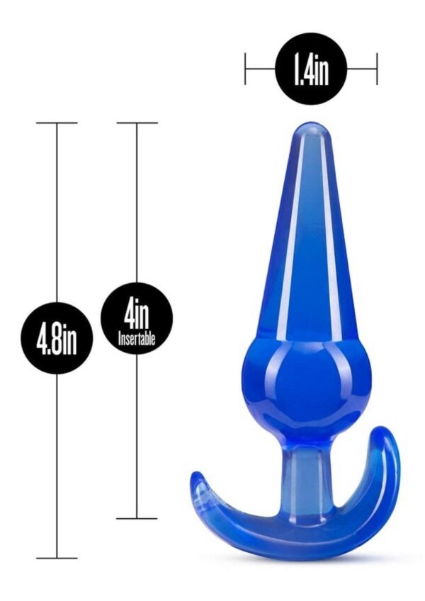 BL B YOURS LARGE ANAL PLUG BLUE - Image 3