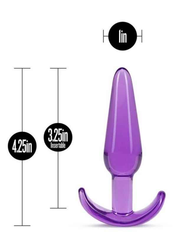 BL B YOURS SLIM ANAL PLUG PURP - Image 3