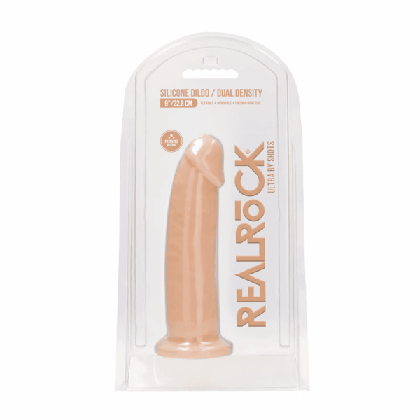 SOA REAL ROCK SILICONE DILIDO 9" FLESH CC