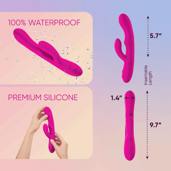 FEMME FUNN ULTRA RABBIT MASSAGER  PINK - Image 3