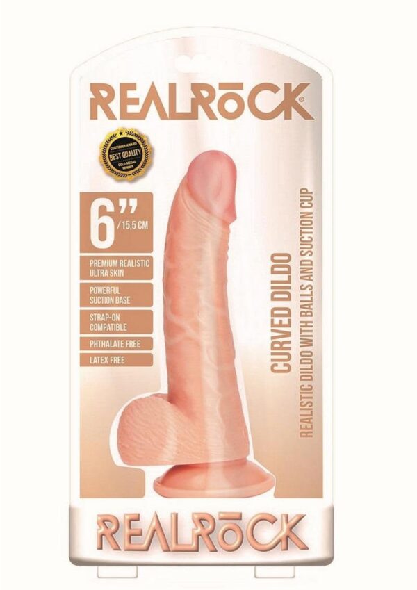 SOA REAL ROCK 6" CURVED W/BALLS FLESH